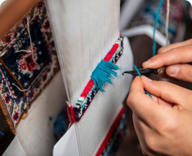 انواع گره در فرش های دستبافت