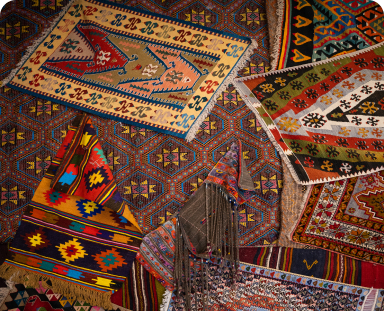 انواع گره در فرش های دستبافت